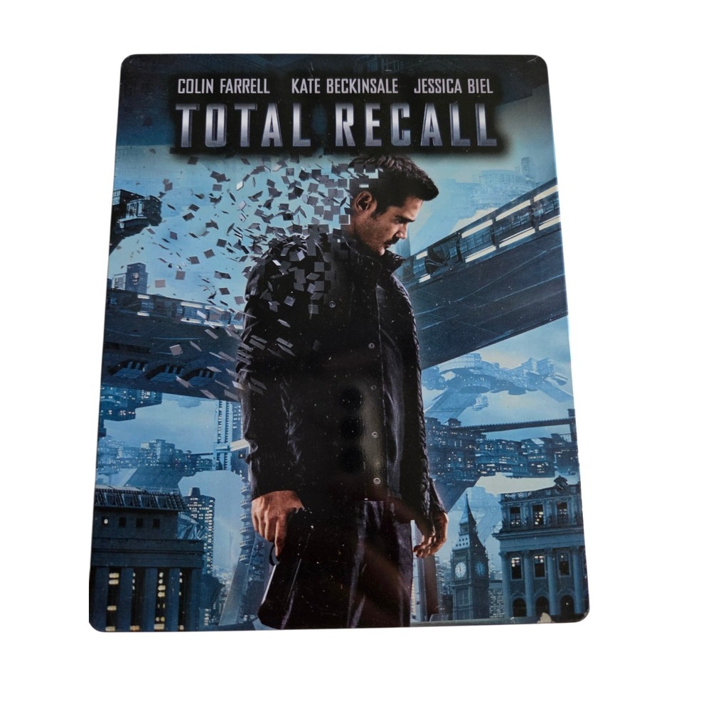 Total Recall 2012 Steelbook Blu-ray DVD 3-Disc Set And Digital Missing 1 Disc